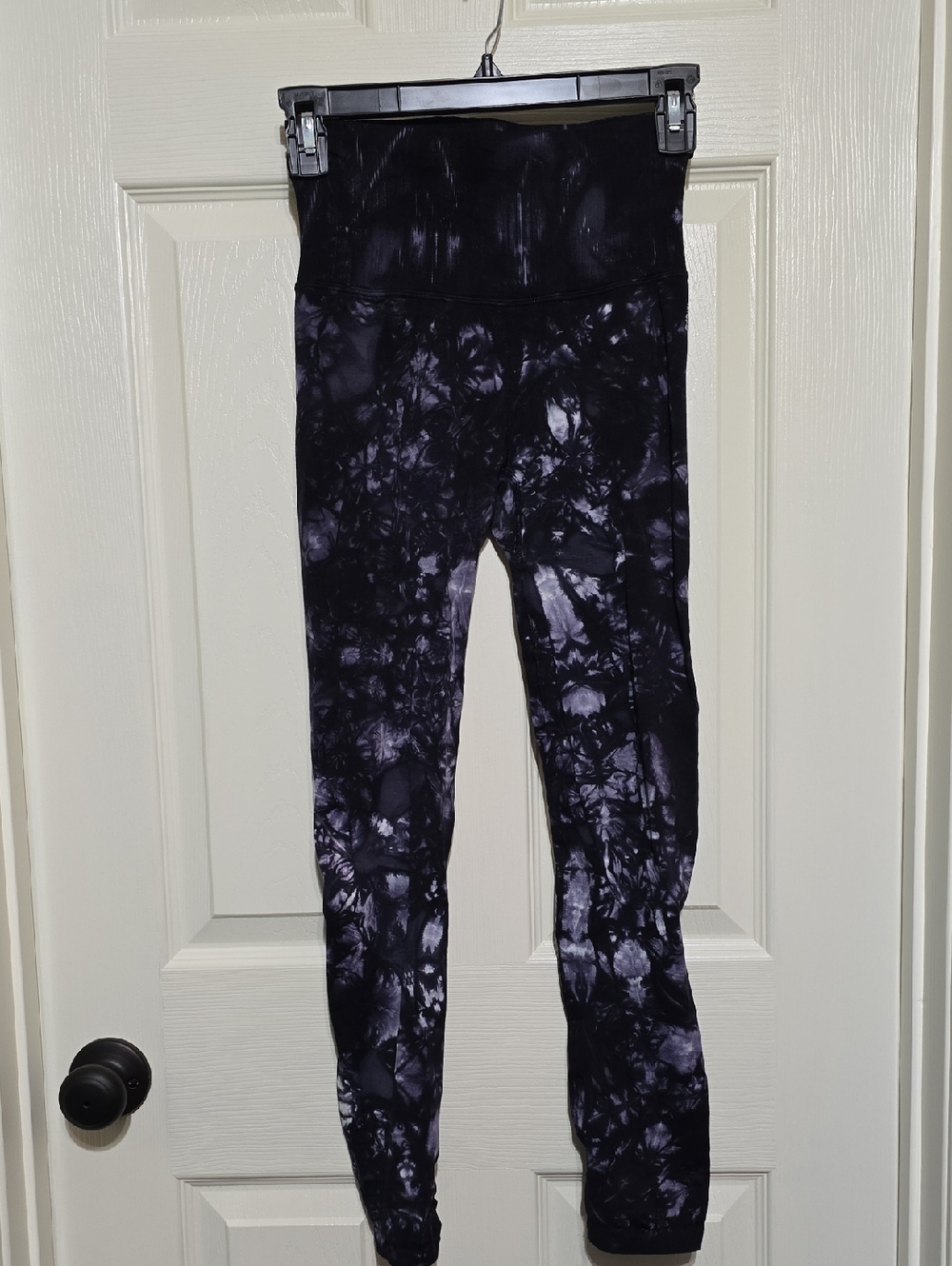 Free People Black Tie-Dye Leggings
